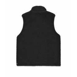 Antix Sherpa Fleece Vest Black