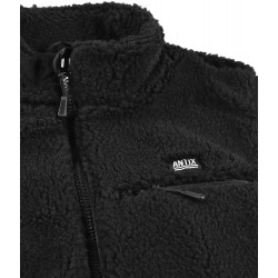 Antix Sherpa Fleece Vest Black