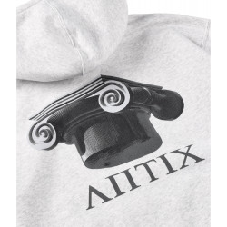 Antix Pilar Organic Hoodie Heather White
