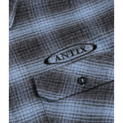 Antix Simplex Flanell Shirt Apparel Blue Black Check